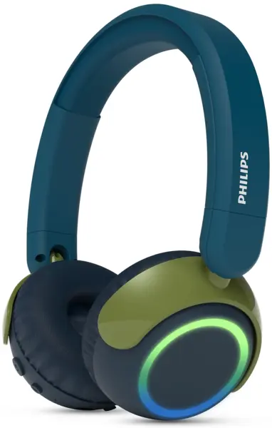 Căști pentru copii Philips - TAK4200CT/00, fără fir, Chrystal Teal