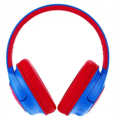 Casti pentru copii PowerLocus Wireless Bobo Kids (Albastru/Rosu)
