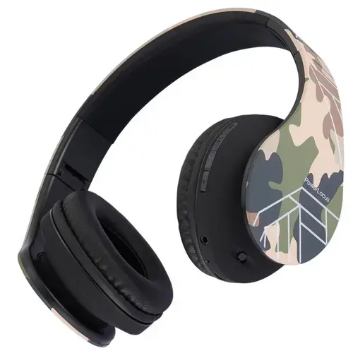 Casti pentru copii wireless PowerLocus P2, Microfon (Camuflaj)