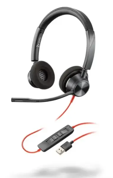 Casti Poly Blackwire C3320, 213934-01, USB, 100 Hz - 10 kHz (Negru)