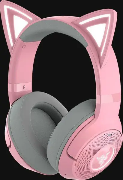 Casti Razer Kraken Kitty V2 Quartz Ed BT Casti Razer Kraken Kitty V2 Quartz Ed BT