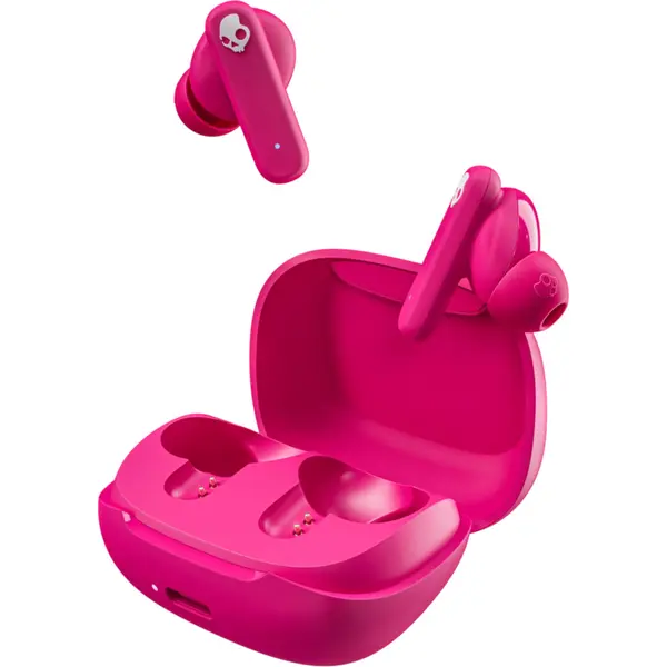 Casti Skullcandy Smokin' Buds, True wireless, Bluetooth, Autonomie 20 ore, Pink