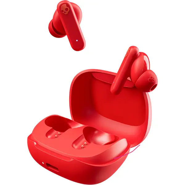 Casti Skullcandy Smokin' Buds, True wireless, Bluetooth, Autonomie 20 ore, Flame