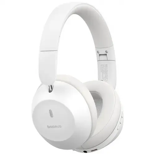 Casti Stereo Baseus Bass 30 Max, Bluetooth, A2DP, Microfon (Alb)