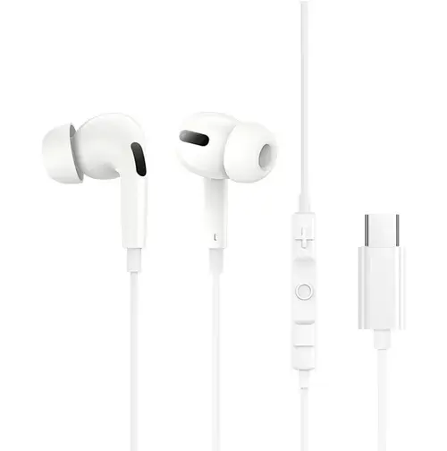 Casti Stereo Baseus Encok CZ18, USB-C, Microfon (Alb)