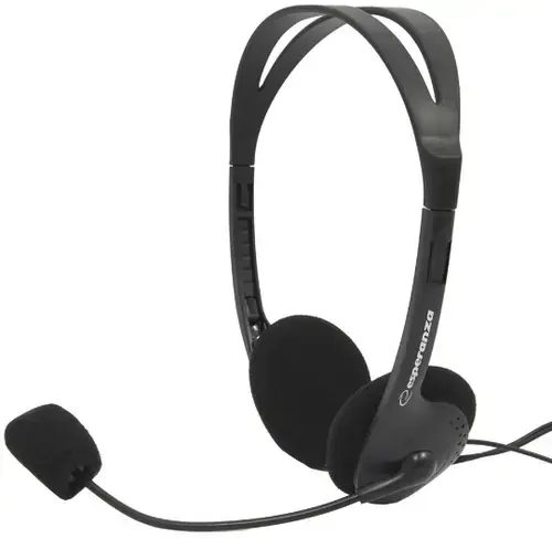 Casti Stereo cu microfon ESPERANZA EH102 (Negru)