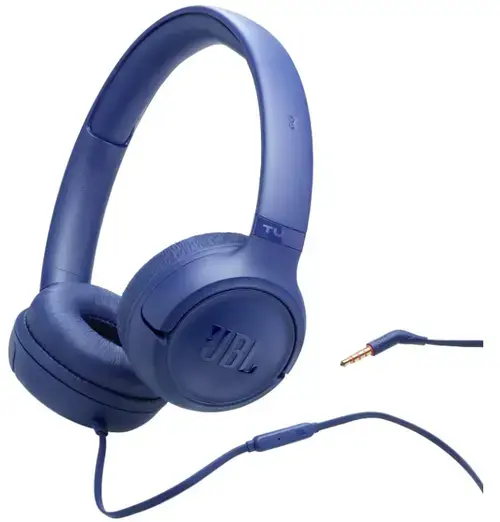 Casti Stereo JBL Tune 530, Microfon, Jack 3.5mm (Albastru)