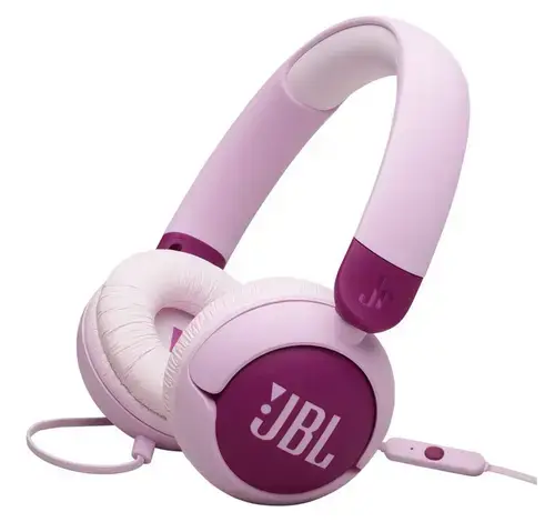 Casti Stereo pentru copii JBL JR 320, cu microfon incorporat, Mov