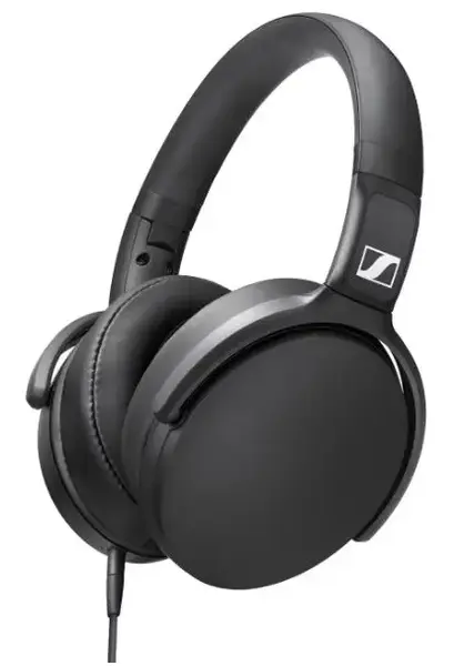 Casti Stereo Sennheiser HD 400S, Jack 3.5mm (Negru)