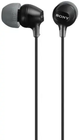 Casti Stereo Sony MDREX15LPB, Jack 3.5mm (Negru)