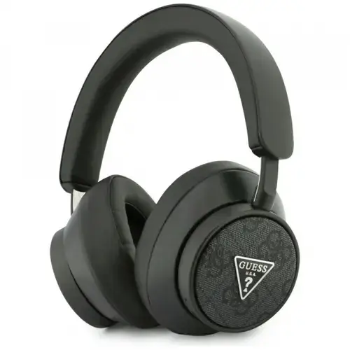 Casti Stereo Wireless Guess 4G Triangle Logo, Bluetooth, A2DP, Negru