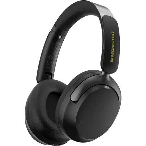 Casti Stereo Wireless Monster Persona 3rd, Bluetooth, MultiPoint, A2DP, ANC, Negru