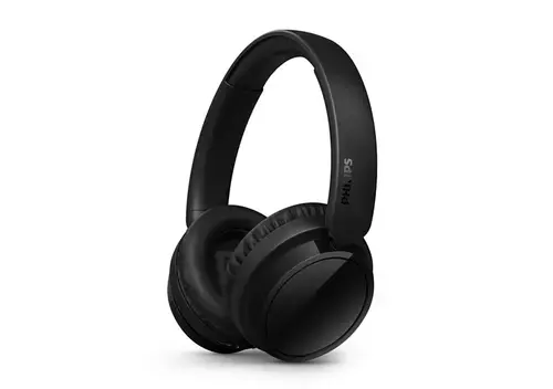 Casti Stereo Wireless Philips TAH5209BK/00, Bluetooth, Microfon, Autonomie 65 ore (Negru)