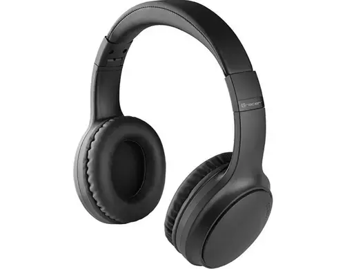 Casti Stereo Wireless Tracer Max Mobile BT ANC, Bluetooth, Anulare activa zgomot, Autonomie 15 ore, Microfon (Negru)