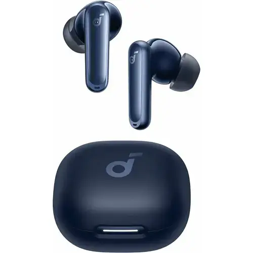 Casti True Wireless Anker Soundcore P40i, Bluetooth 5.3, Adaptive Noise Cancelling, Carcasa de incarcare 2-in-1, Waterproof IPX5 (Albastru)