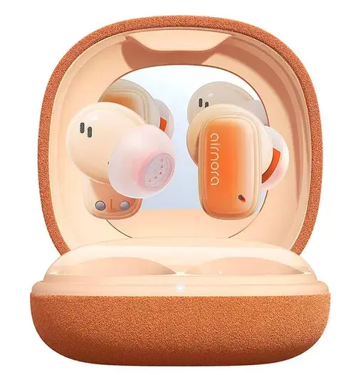 Casti True Wireless Baseus AirNora 2, Bluetooth 5.3, Sunet Surround (Portocaliu)