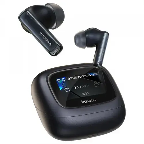 Casti True Wireless Baseus M2s Ultra, Bluetooth, Negru