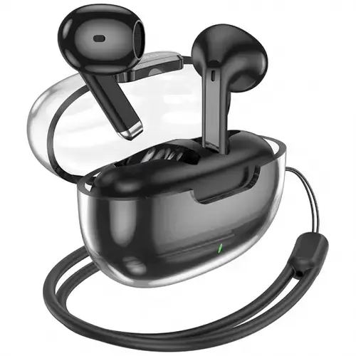 Casti True Wireless Borofone BW46 Ice Flake, Bluetooth, Negru