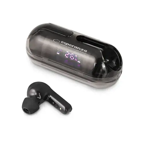 Casti True Wireless Esperanza Daphnis EH239K Bluetooth Touch control, Microfon (Negru)