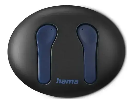 Casti True Wireless Hama Spirit Unchained, Bluetooth, Microfon (Negru/Albastru)