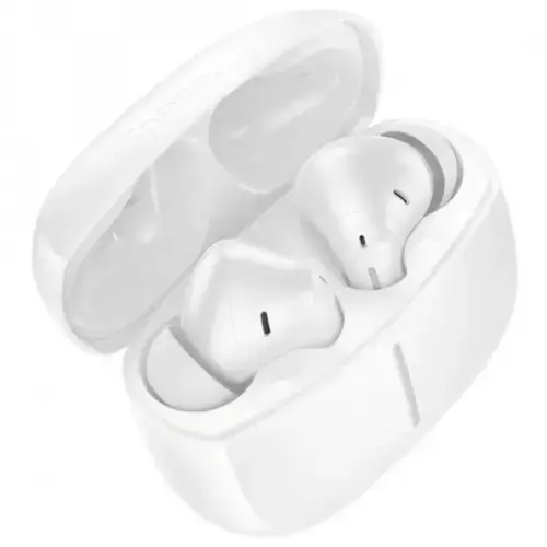 Casti True Wireless HOCO EQ34 Plus, Bluetooth, ANC, Alb