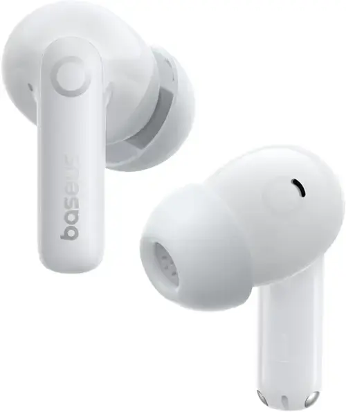 Casti True Wireless In-Ear Baseus Bass BP1 Pro In-Ear, Noise Cancelling, Adaptive Active EQ, LDAC Hi-Res Sound, IP55, Bluetooth 6.0 (Alb)
