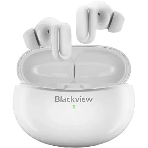 Casti True Wireless in-ear Blackview AirBuds 30, AI Real-time Translator, Bluetooth 5.4, IPX7 (Alb)