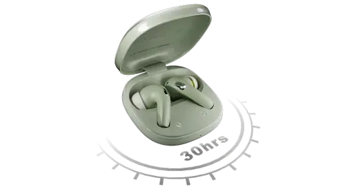 Casti True Wireless In Ear HiFuture Sonic Core, Bluetooth 5.4, ANC, ENC, Pana la 30 de ore autonomie, IPX5 (Verde)