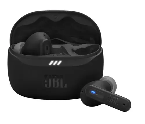 Casti True Wireless In-Ear JBL Tune Beam 2, Bluetooth, ANC, IP54, 48 ore, Multi-Point (Negru)