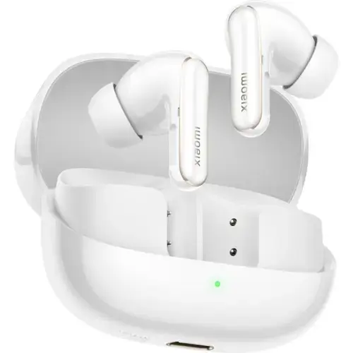 Casti True Wireless In-Ear Xiaomi Buds 5 Pro, Bluetooth, ANC si ENC, Control touch, Inregistrare audio, Traducere cu AI (Alb)