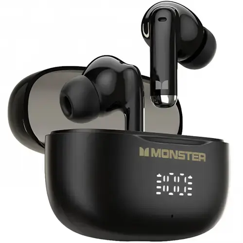 Casti True Wireless Monster N-Lite 300, Bluetooth, Negru