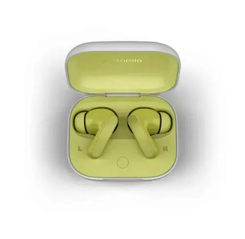 Casti True Wireless Motorola MOTO Buds Guitar, Bluetooth, In-Ear, Smart ANC, Dolby Atmos, Sunet Bose (Verde)