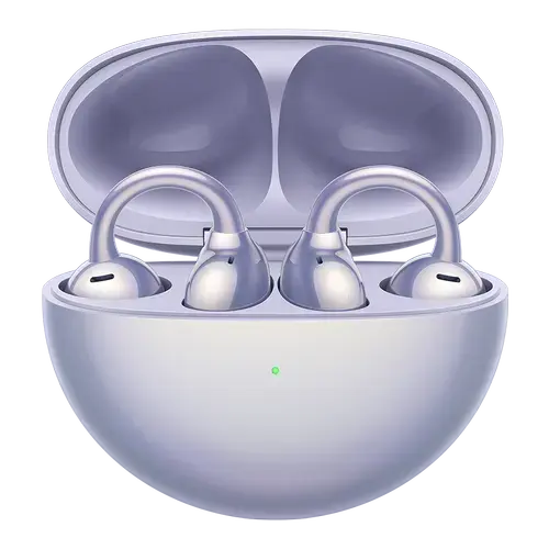 Casti True Wireless Open-Ear Huawei FreeClip, Bluetooth, Apeluri cu AI, IP54 (Violet)