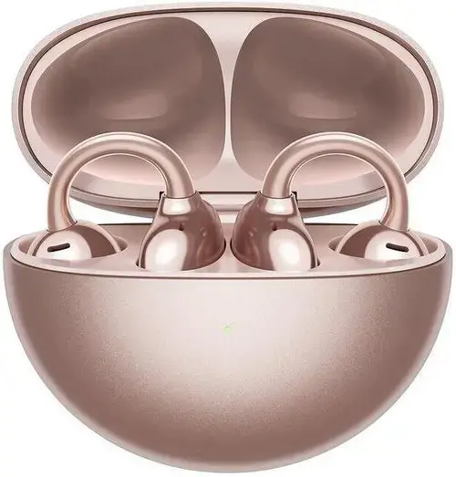 Casti True Wireless Open-Ear Huawei FreeClip, Bluetooth, Apeluri cu AI, IP54 (Roz/Auriu)