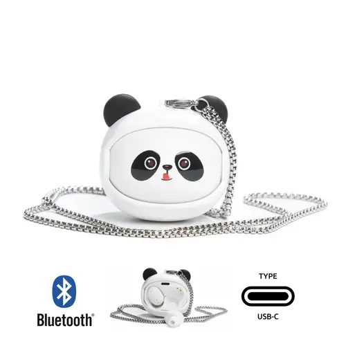 Casti True Wireless OptimX G05D Panda Face, Bluetooth 5.4