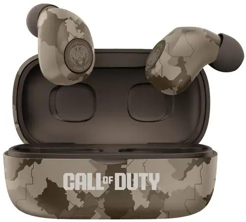 Casti True Wireless OTL Call of Duty Desert Camo, Microfon, Bluetooth (Bej)