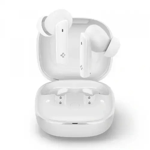 Casti True Wireless Spigen SA2402, Bluetooth, ANC, Alb