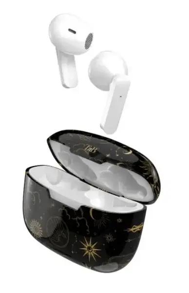 Casti True Wireless TnB EBXASTRO, Bluetooth, Microfon (Negru/Alb)