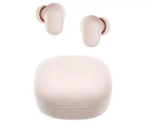 Casti True Wireless Xiaomi Redmi Buds 6 Play, Bluetooth 5.4, IPX4, Reducerea zgomotului la apeluri cu algoritm AI, Google Fast Pair (Roz)