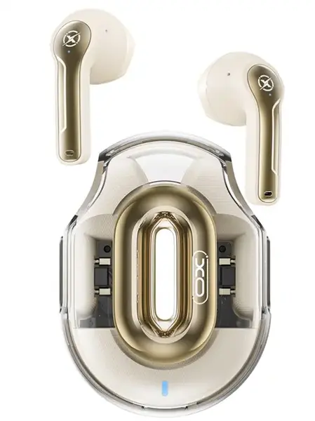 Casti true Wireless XO Design X43, Bluetooth, Bej