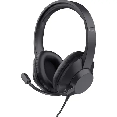 Casti Trust Ayda Max, Jack 3.5mm (Negru)