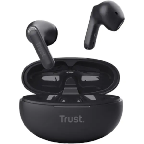Casti Trust Yavi TR-25298, Handsfree, Negru