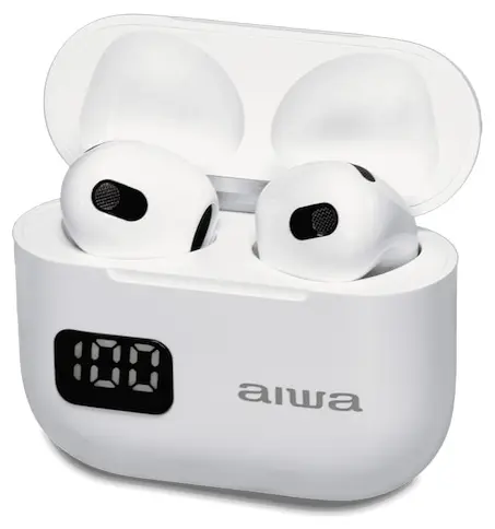 Căști wireless Aiwa – ETWS-150WH, TWS, albe