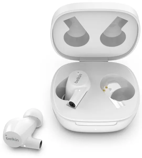 Căști wireless Belkin - SoundForm Rise, TWS, albe