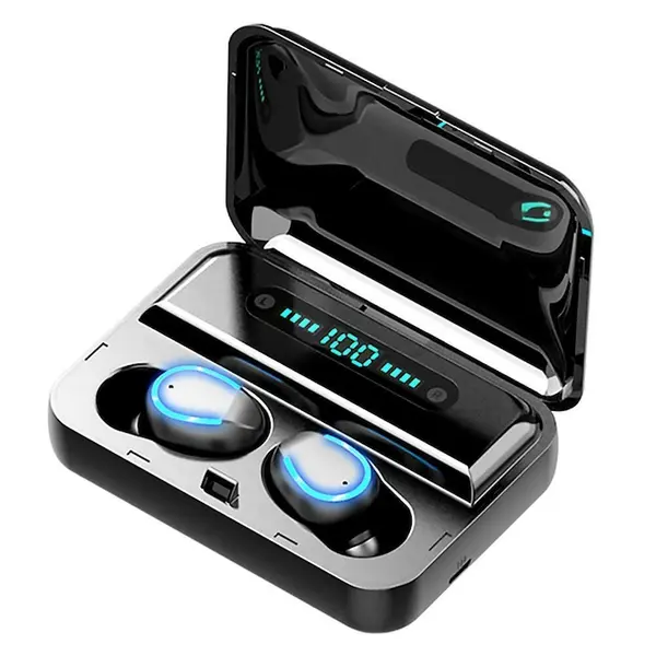 Casti wireless Bluetooth 5.0, M8, TWS, Negru