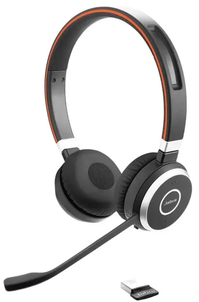 Căști wireless cu microfon Jabra - Evolve 65 SE MS, neagră