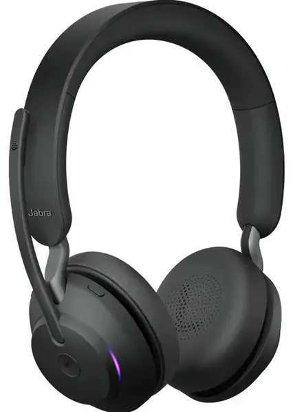 Casti wireless cu microfon Jabra Evolve2 65 MS, USB (Negru)