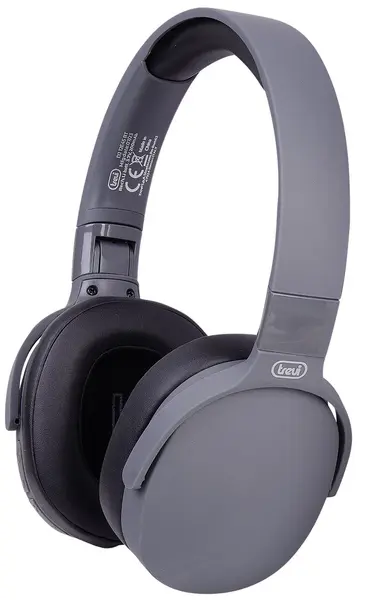 Căști wireless cu microfon Trevi - DJ 12E45 BT, negre/gri