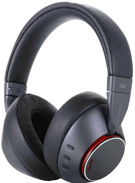 Căști wireless cu microfon Trevi - DJ 12E90, ANC, negre
