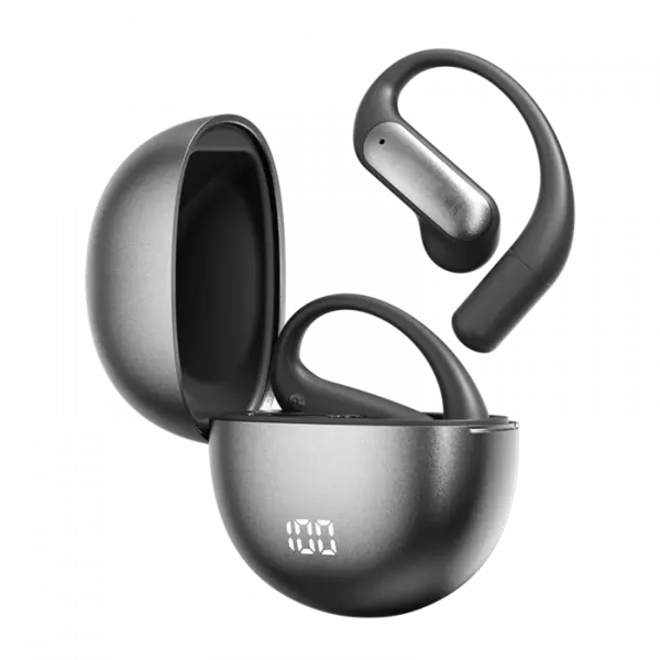 Casti wireless cu traducere AI iSEN M118, Negru, Bluetooth v5.4, Microfon integrat, Sunet HIFI, Afisaj digital al bateriei, Incarcare rapida Type-C, Inregistrare + Traducere + Transcriere